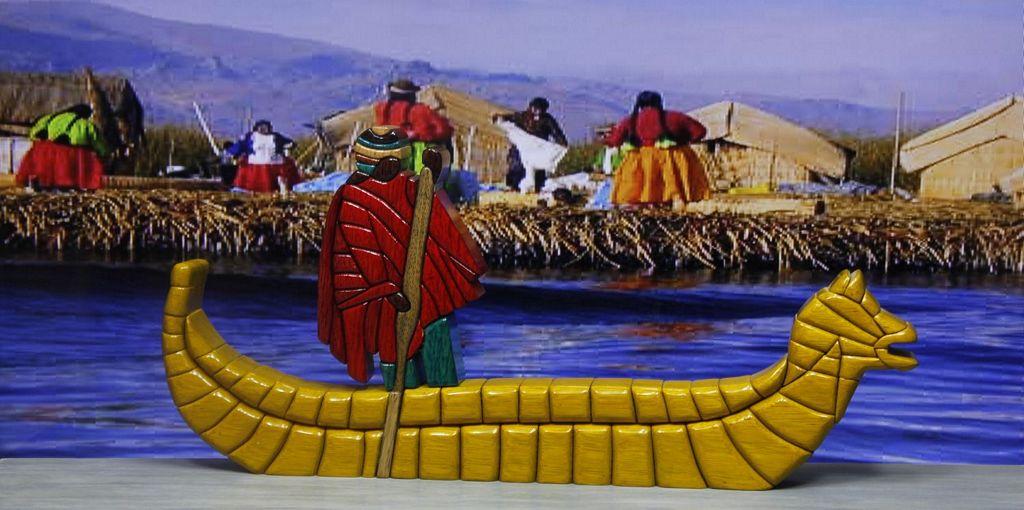  Totora Boat Lake Titicaca